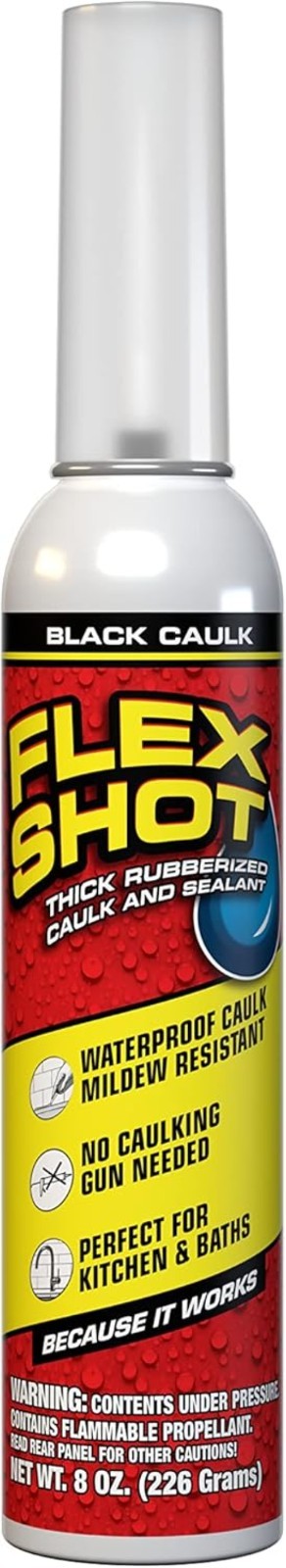 Flexible Adhesive Sealant, 8oz Waterproof Caulk for Indoor and Outdoor Use