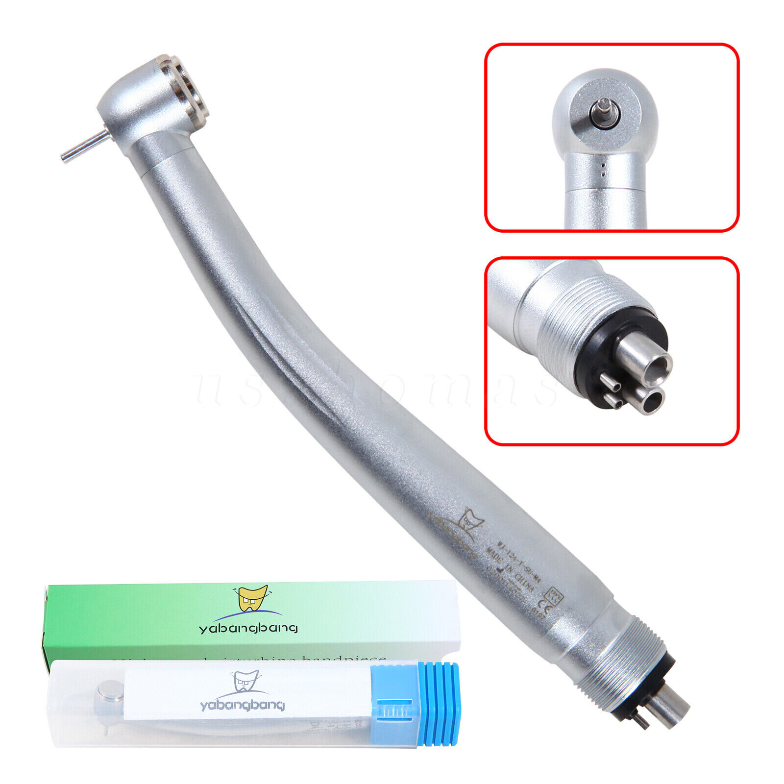 USA Dental Ultrasonic Piezo Scaler Handpiece 5 Tips Fit EMS Cavitron Woodpecker
