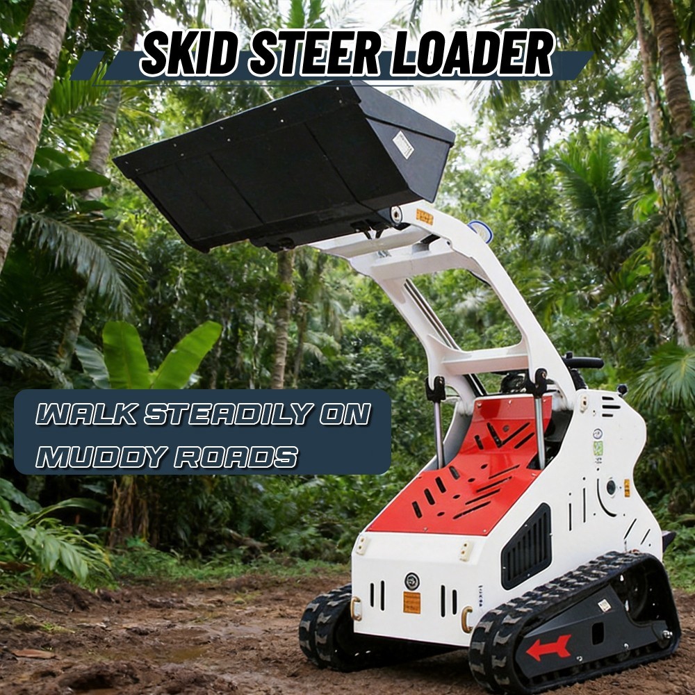 13.5 HP Skid Steer Loader Hydraulic Electric Start B&S ENGINE Orange or White US
