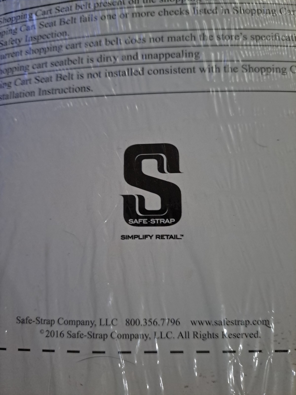 Shopping Cart Seat Strap 12 Pack.Black.10/23/2025.Safe-Strap Simplify Retail