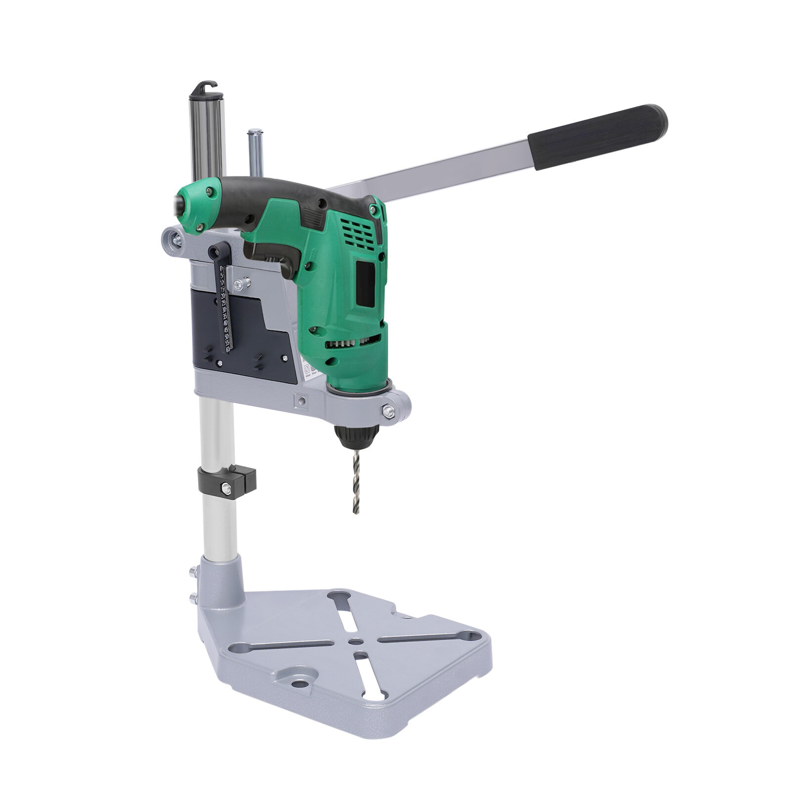 Electric Drill Hand Press Stand Bench Clamp Support Holder Tool Workbench Pillar