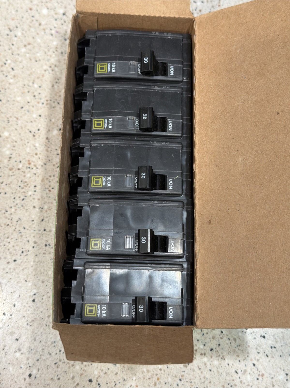 Square D QO230 (5 PACK) 2P 30A 120/240V Circuit Breaker *US SELLER LOT OF 5 NEW*