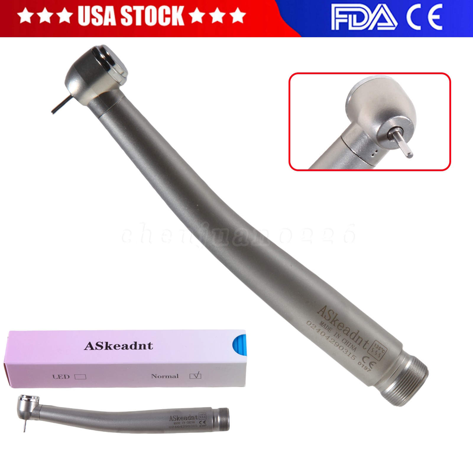 Turbina NSK PANA MAX Style Dental High Speed Handpiece Push Button 2 Hole Borden