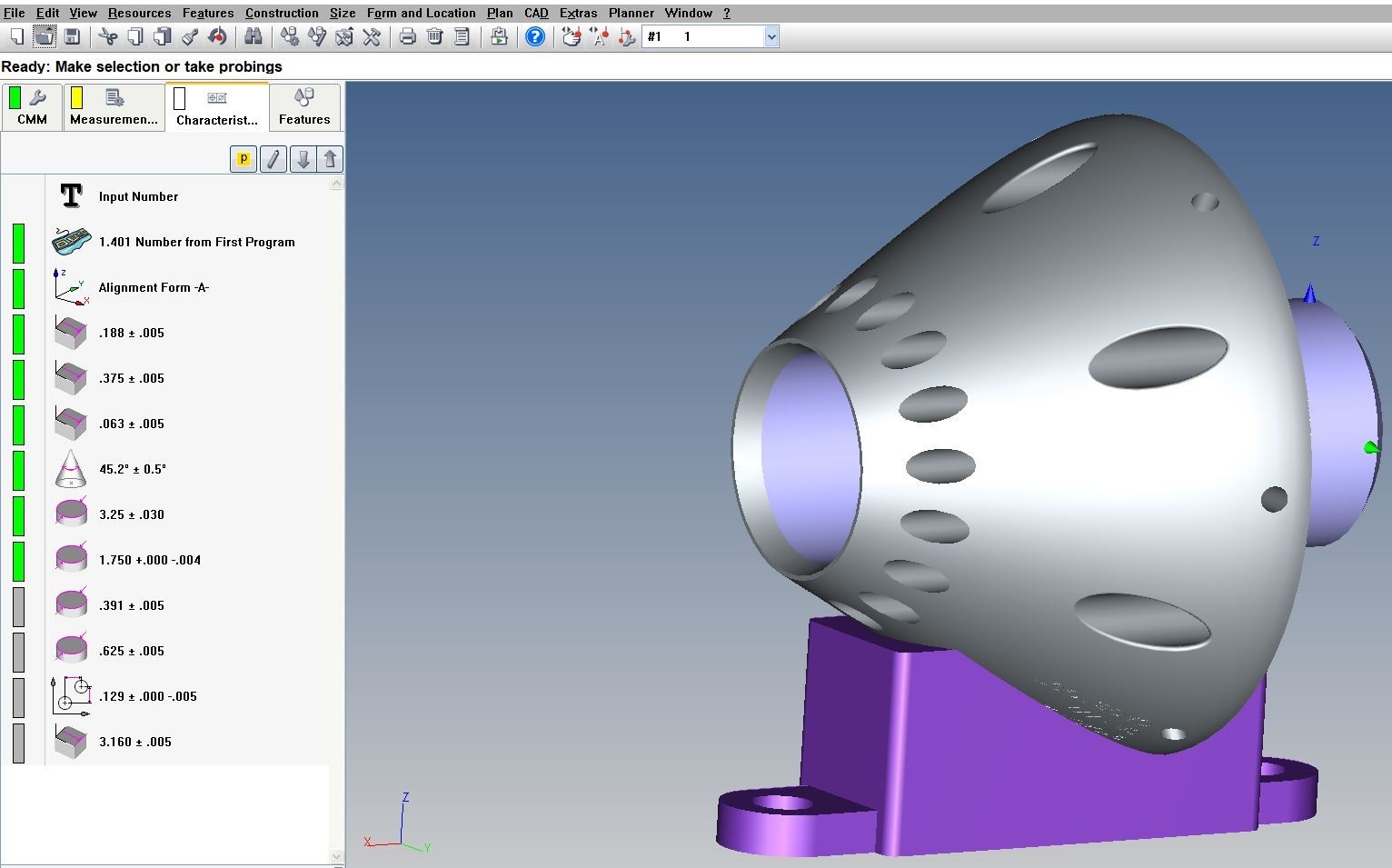 Zeiss XXT – Vast XT Calypso Programming / Hexagon PC DIMS / Mitutoyo MCOSMOS