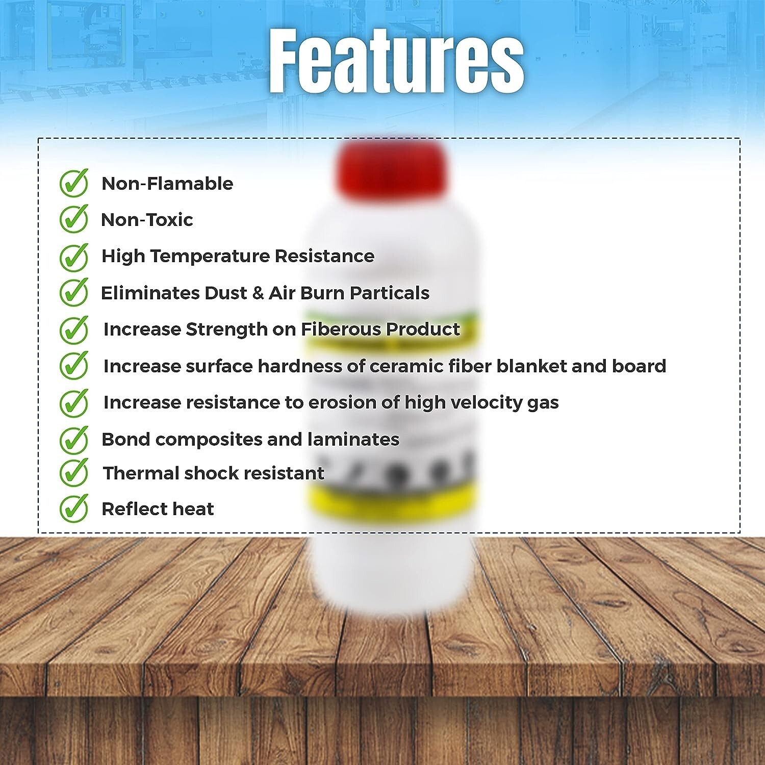 Rigidizer – Coating for Ceramic Fiber Blanket – 1 Quart, Fireproof Insulation