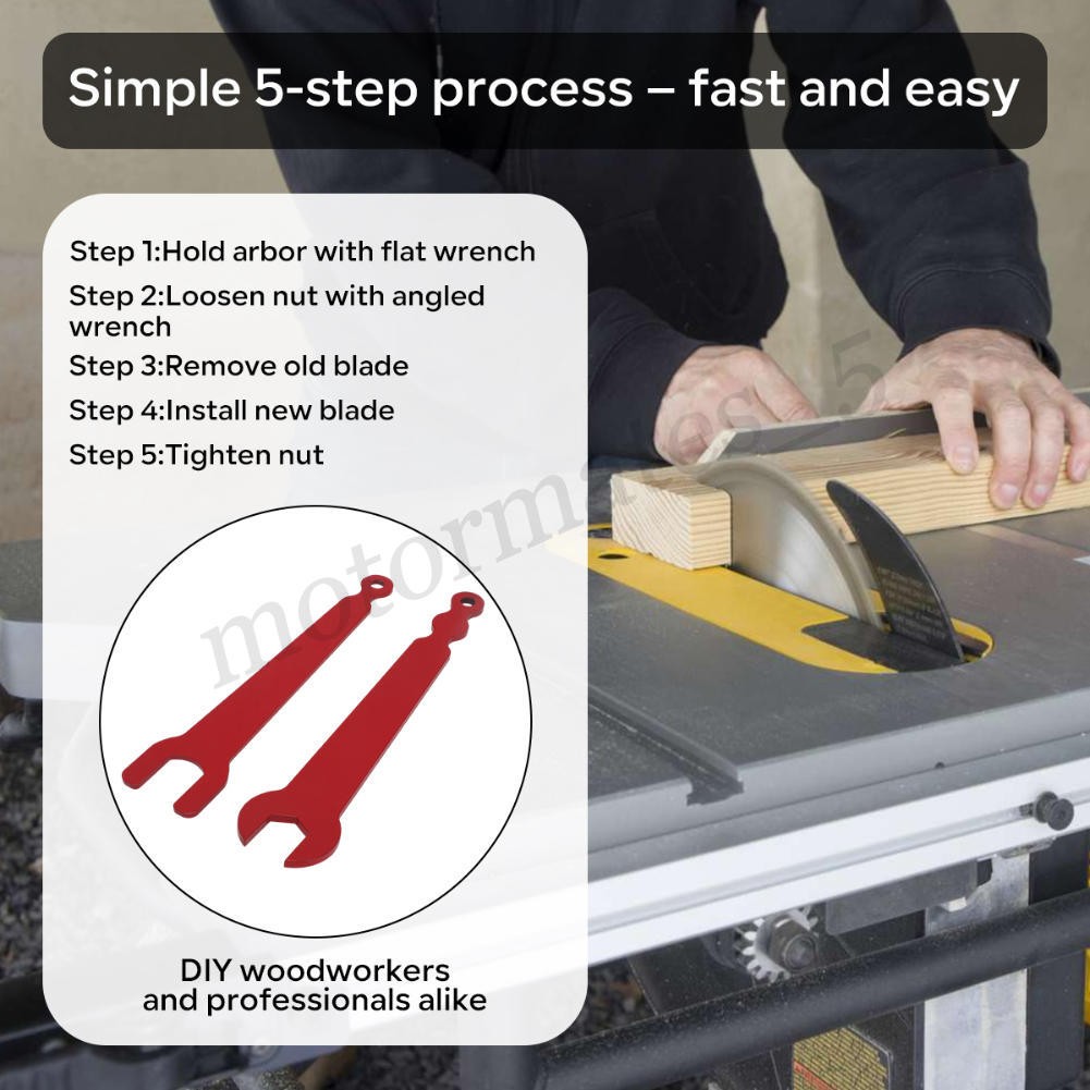 For Delta Unisaw / Contractor Table Saw Wrench Fits Other Saws with a 7/8″ Arbor