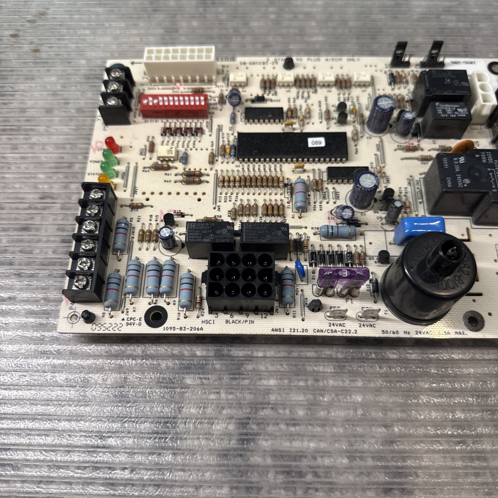 1095-83-206A 62-103189-01 Rheem Furnace Control Board