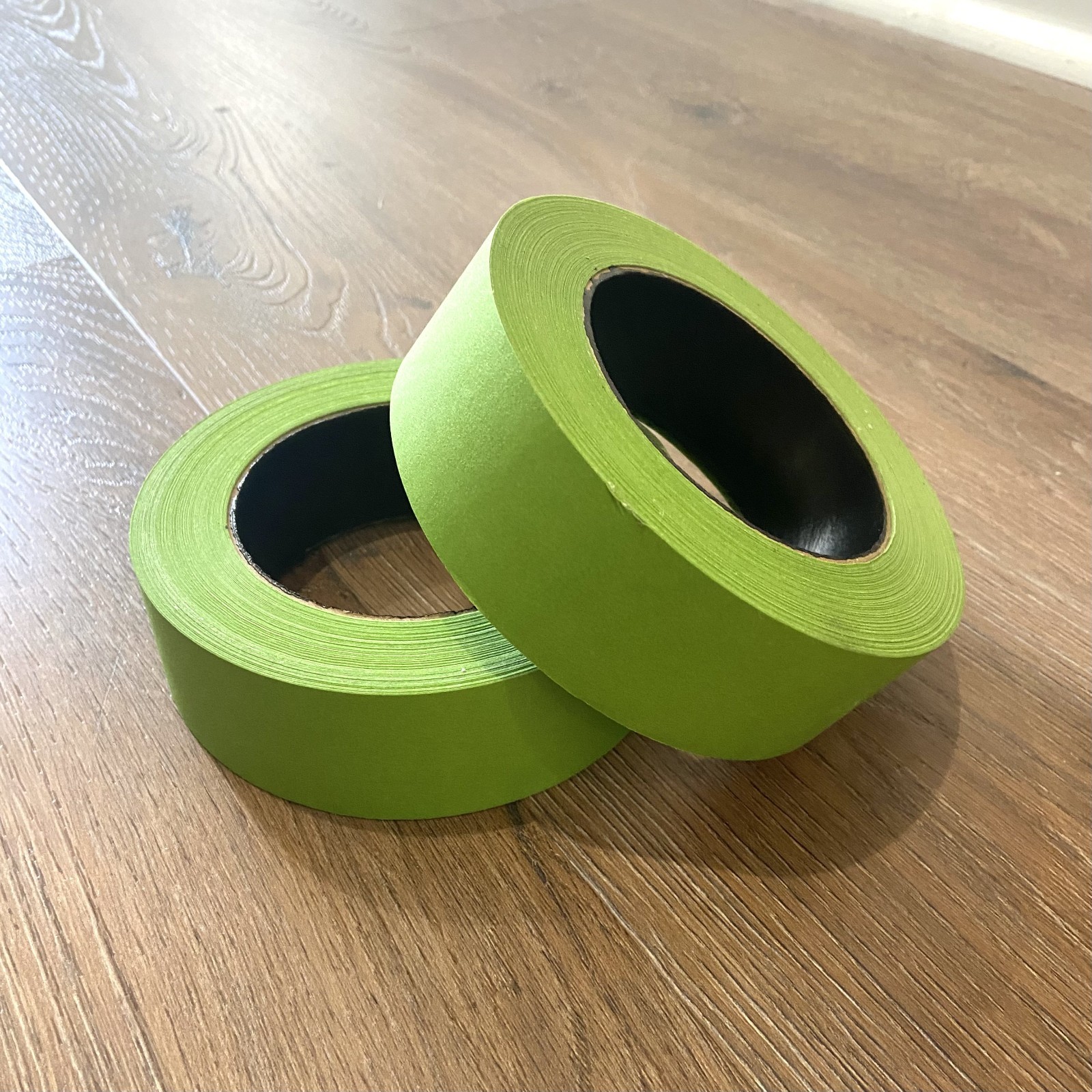 Lot Of 32 Rolls 1.5″ X 60 Yrds Green Painters Masking Tape Fine Edge MADE IN USA