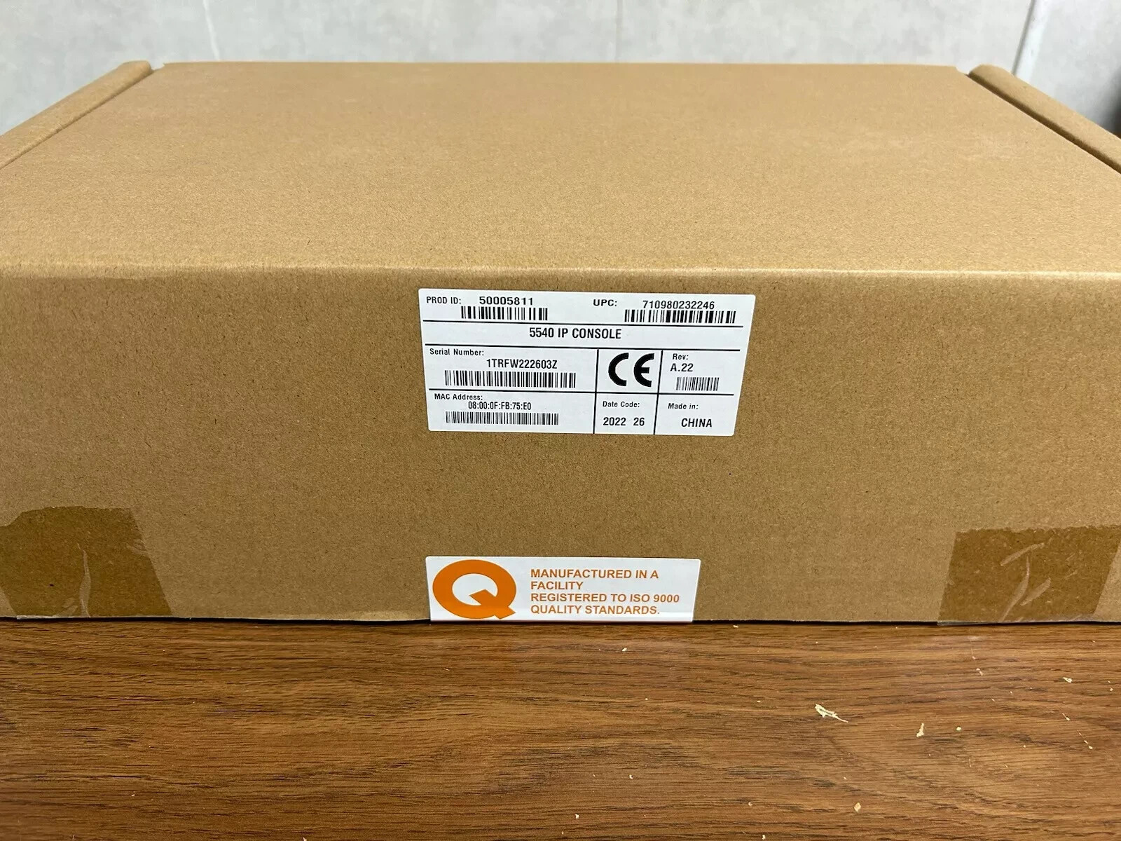 MITEL 5540 IP CONSOLE Part # 50005811 WITH A 1 YEAR WARRANTY