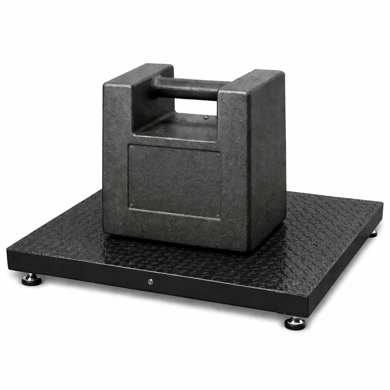 Heavy Duty 48″x48″ Floor Scale 2500 x 0.5 lb NTEP Approved with Indicator