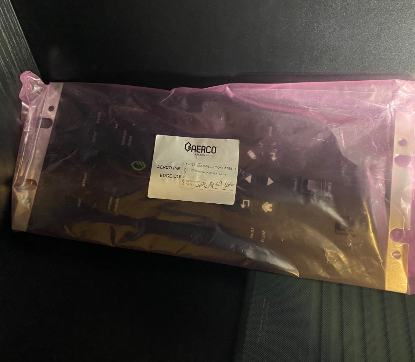 AERCO 69333-1 / BMK PLATNIUM EDGE II FRONT PANEL KIT / NEW!!!🇺🇸