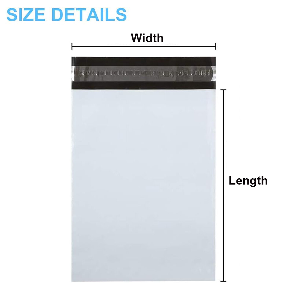 100-1000 Poly Mailers Shipping Envelopes Bags 9×12 10×13 12×15.5 14.5×19 19×24