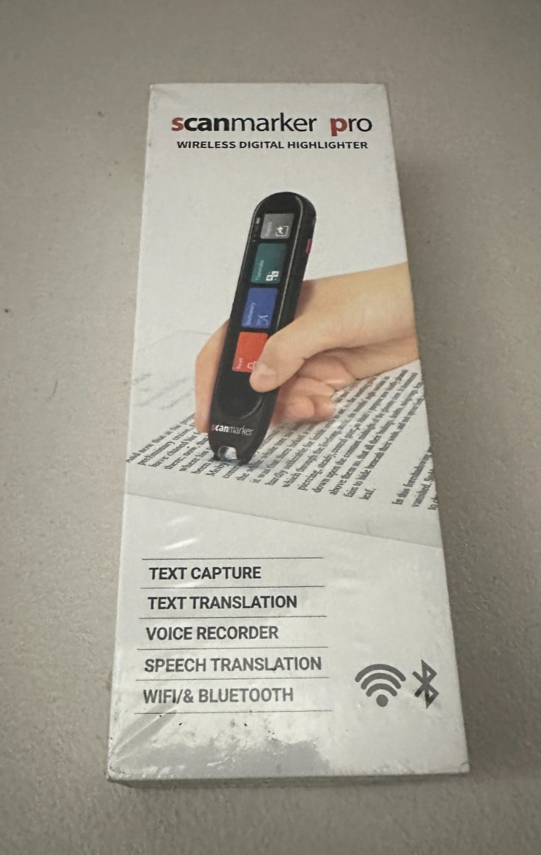 Scanmarker Pro Translation Pen Reading Pen for Dyslexia Reading Support – SEALED