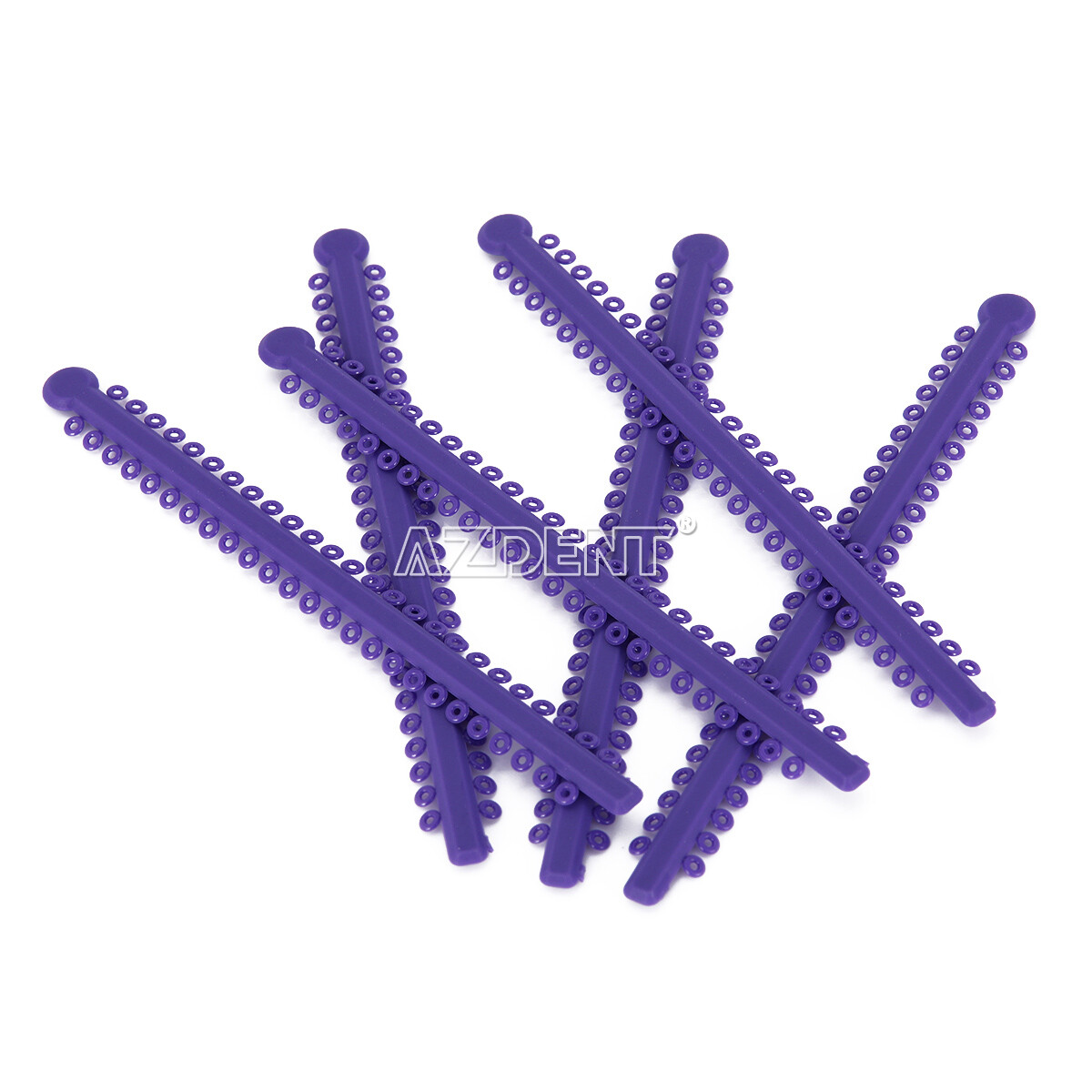 AZDENT Dental Orthodontic Ligature Ties Elastic Rubber Bands /Round Arch wires
