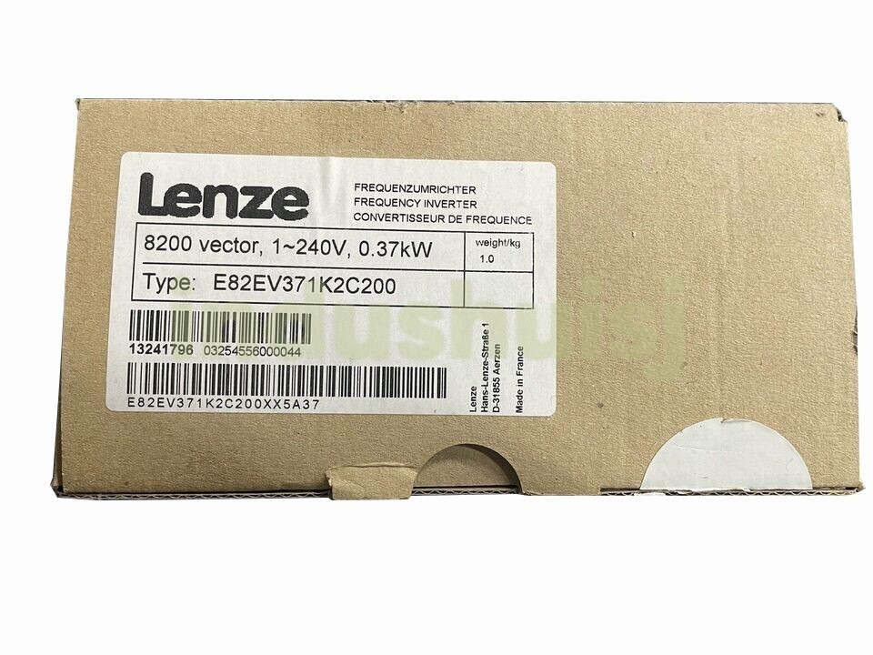 E82EV371K2C200 NEW LENZE E82EV371_2C200 Vector 1-240v 0.37kW E82EV371-2C200