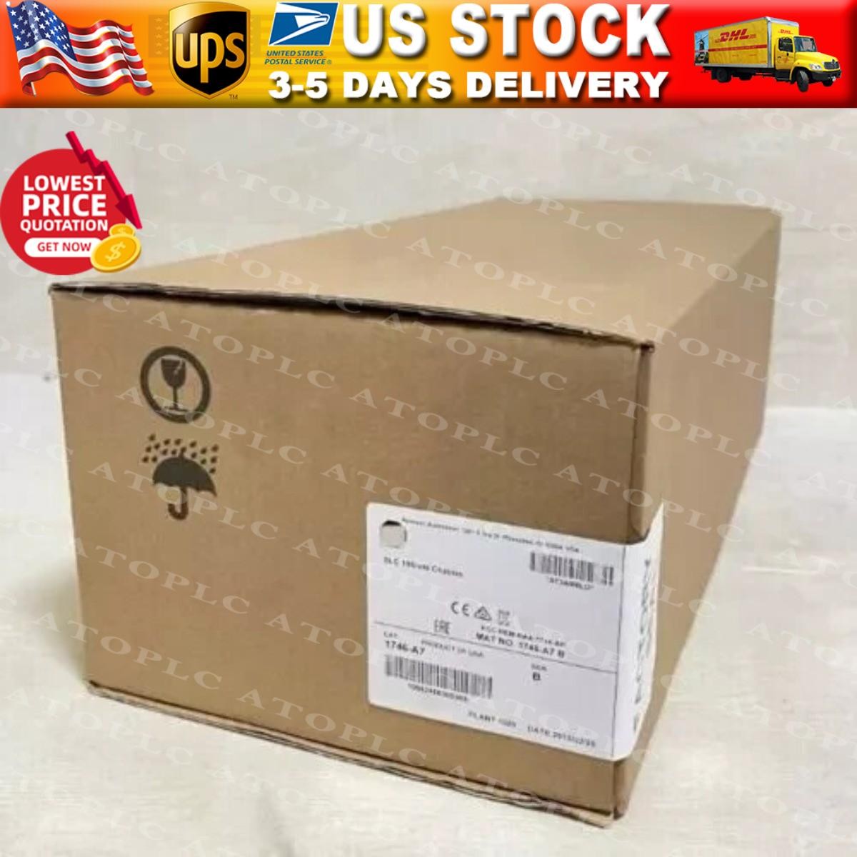 Allen Bradley 1746-A7 New Factory Sealed SLC 7 Slots Chassis 1746A7 Module