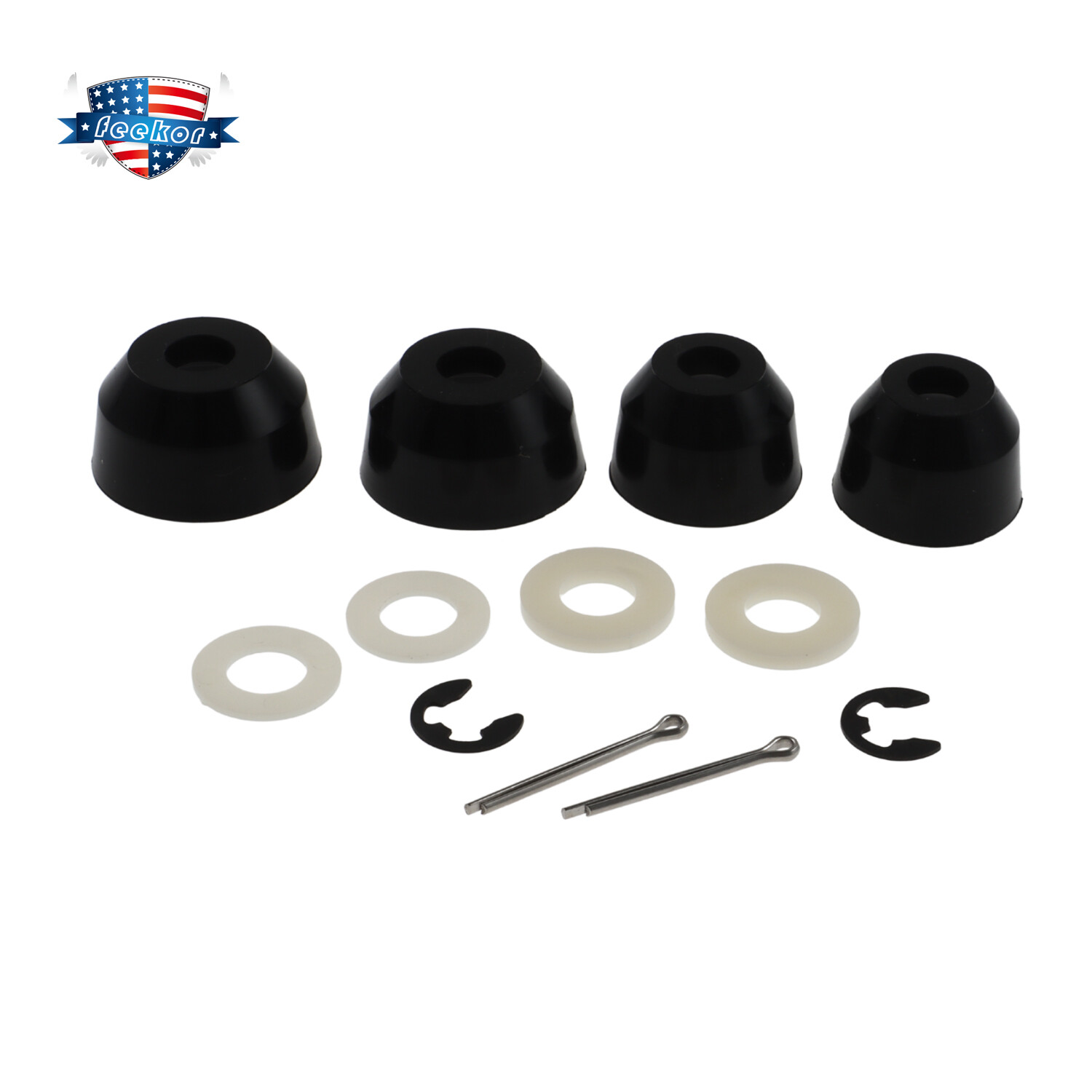 Aftermarket 2 Inner & 2 Outer Left & Right Boots W/Hardware for Kubota BX GR