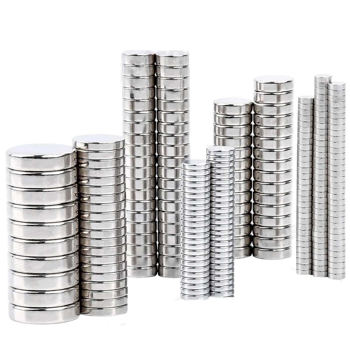 LOT5-100 Round Neodymium Magnets N52 Super Strong Rare Earth Small Large Magnets
