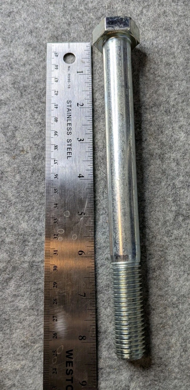 2PK 3/4″ – 10 UNC 8″ Long 2″ Partially Threaded Steel Grade 5 ZC3 Hex Head Bolts