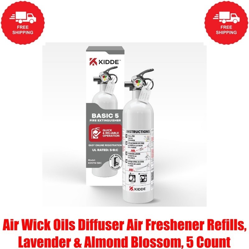 Kidde Fire Extinguisher for Vehicles, Cars, Single Use 5BC