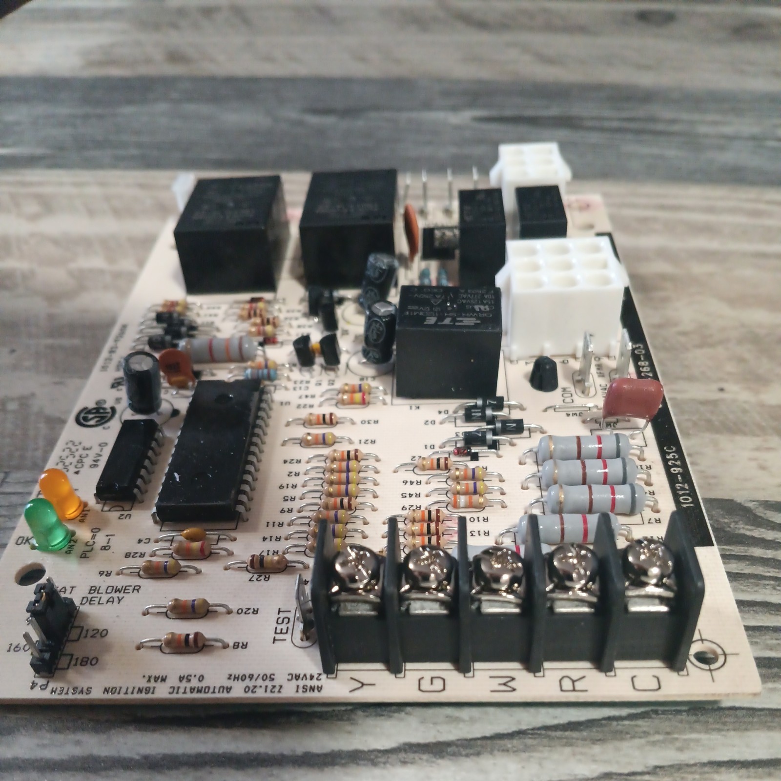 Rheem Ruud 1012-925C Furnace Control Circuit Board 62-24268-03