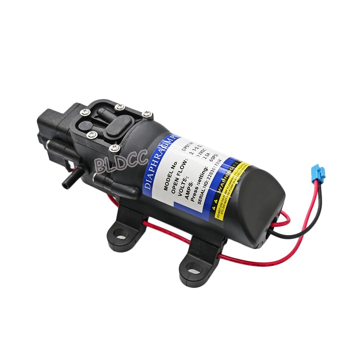 2PCS DC12V Water Pump 60PSI Self Priming Sprayer Diaphragm Pump Automatic Switch