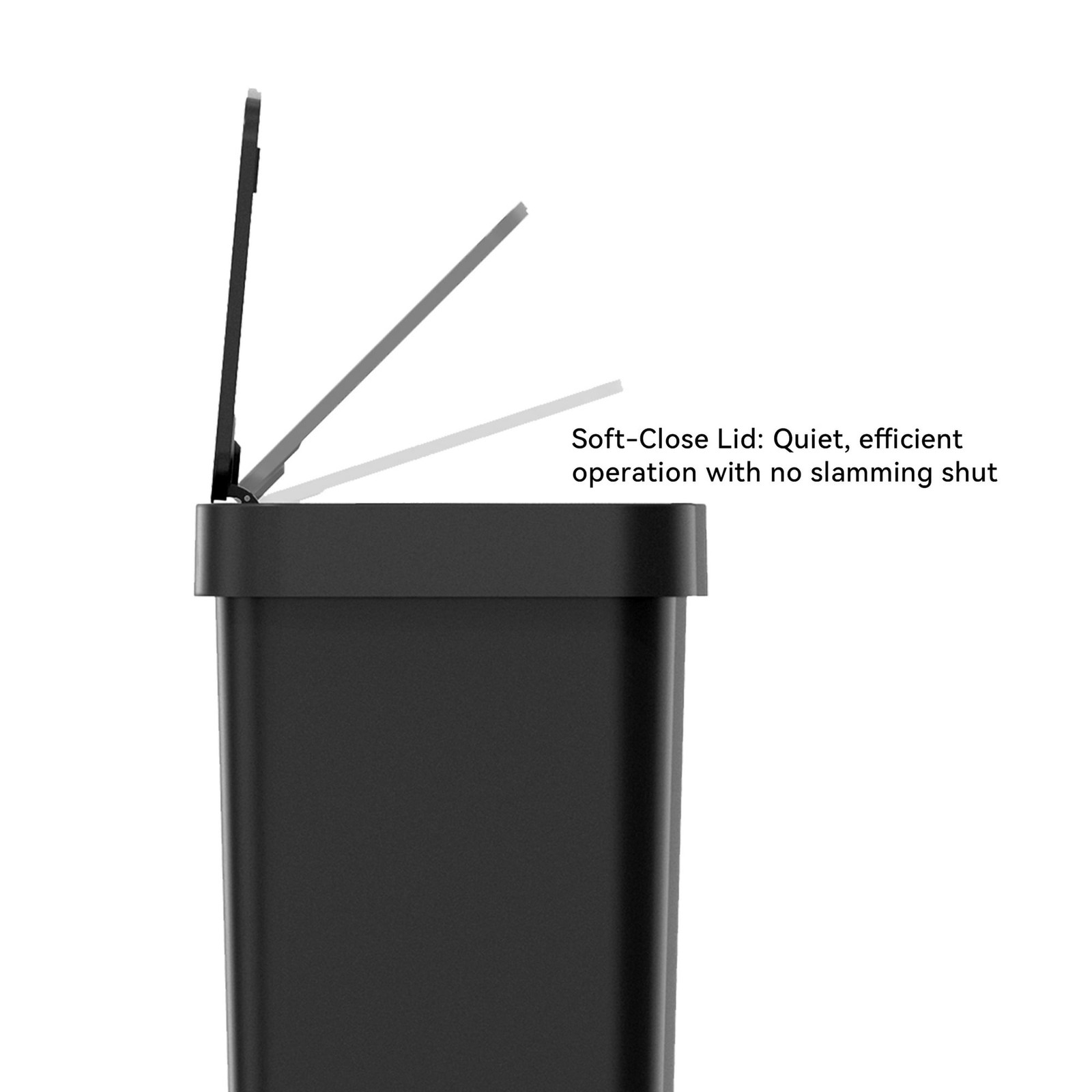 13.2 Gallon Kitchen Sensor Trash Can,Plastic Motion Sensor Kitchen Trash Can