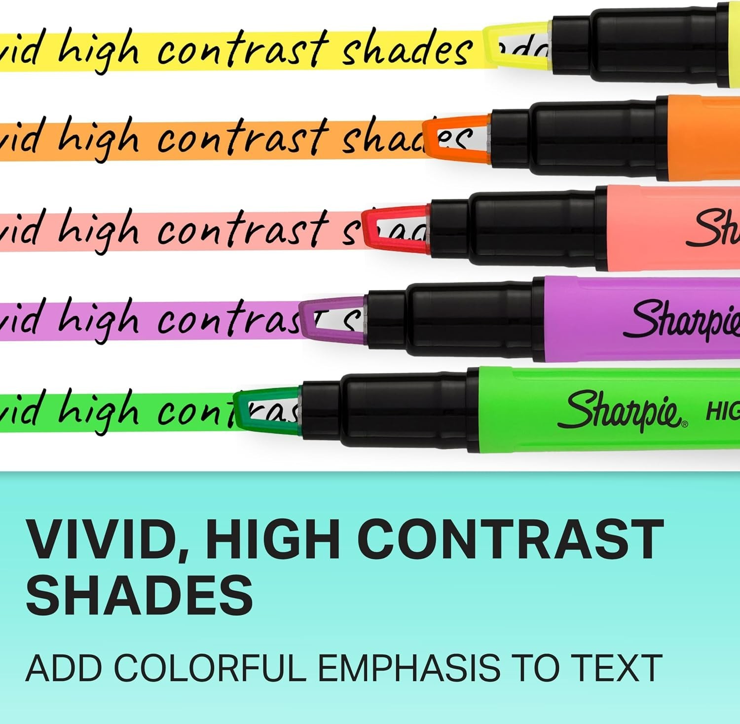Essential 8-Pack Assorted Highlighters with Chisel Tip – Perfect School Supplies