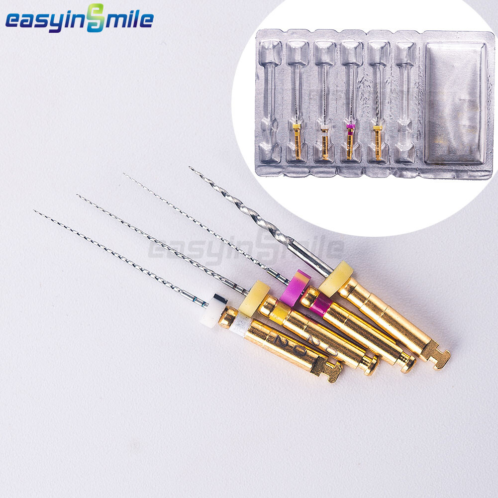 4Pc Endodontic Glide Path Files Dental Endo NITI Rotary File 25/21mm #13 02Taper