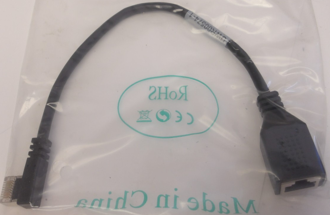 YASKAWA ETHERNET/ IP OPTION KIT REV2, P/N: CM092 PC BOARD SHIELDED RJ-45 CABLE