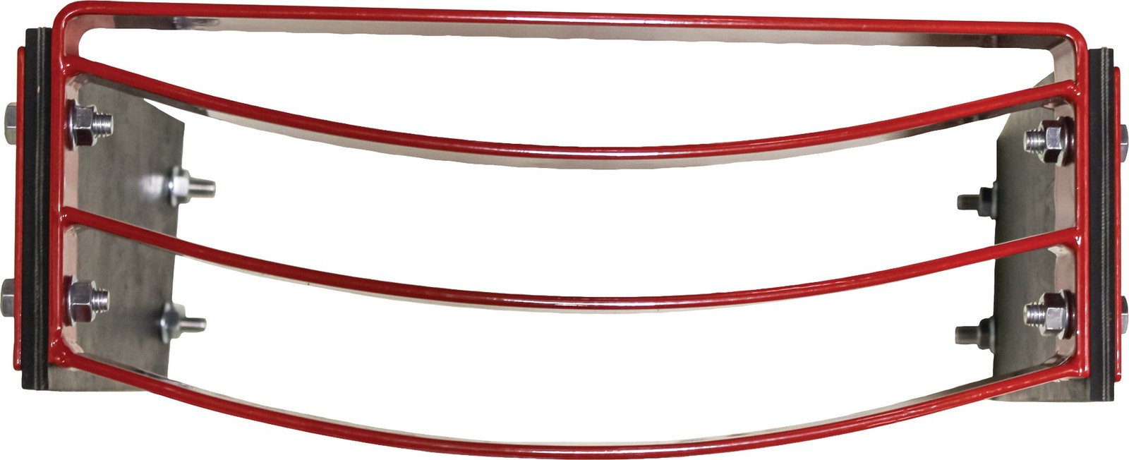 KM Universal Bolt-On Flex Step – Red flexible step for tractors