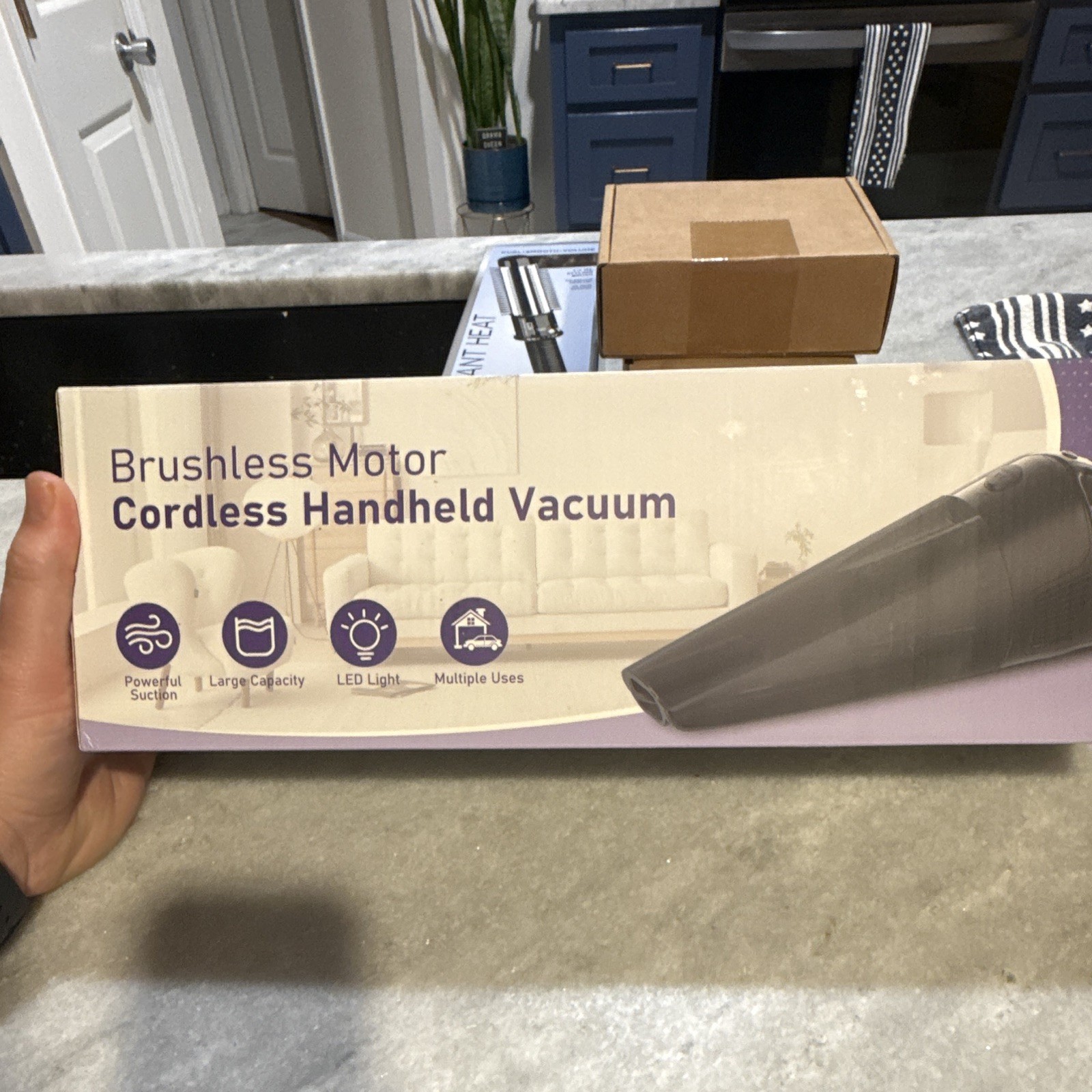 Pemacom DW189 Brushless Cordless Handheld Vacuum Bagless LED Light 13.5V