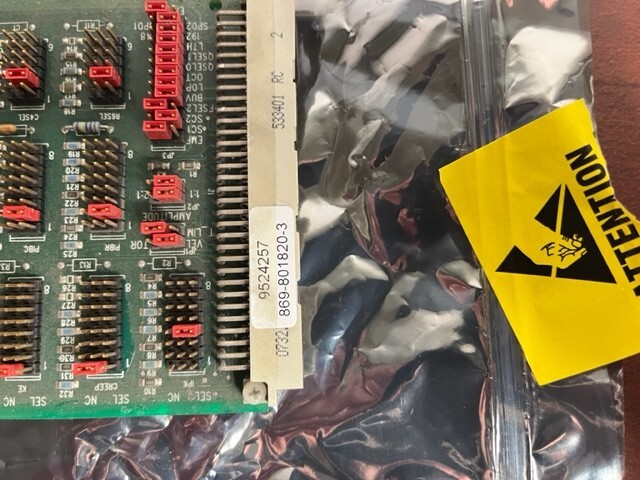 MARQUIP 9524257 Parameter Board DRIVE ROLL INPUT New