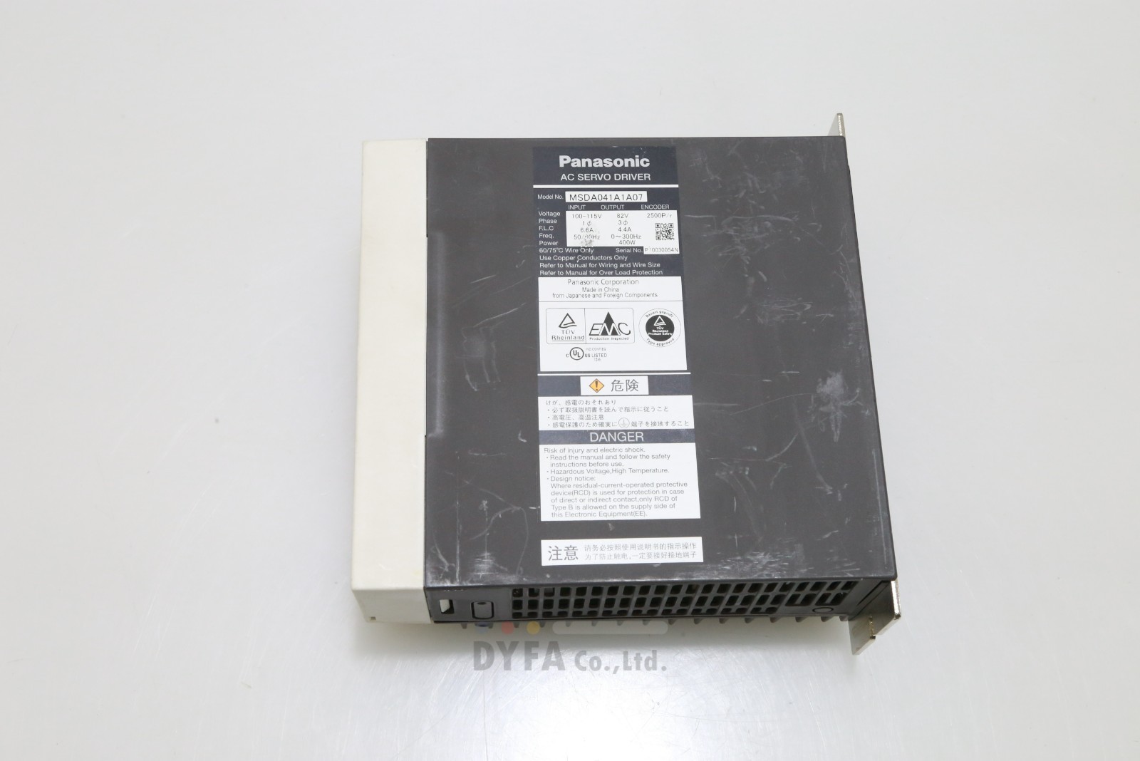 PANASONIC Used MSDA041A1A07 400W AC Servo Drive DRV-I-4697=9N33