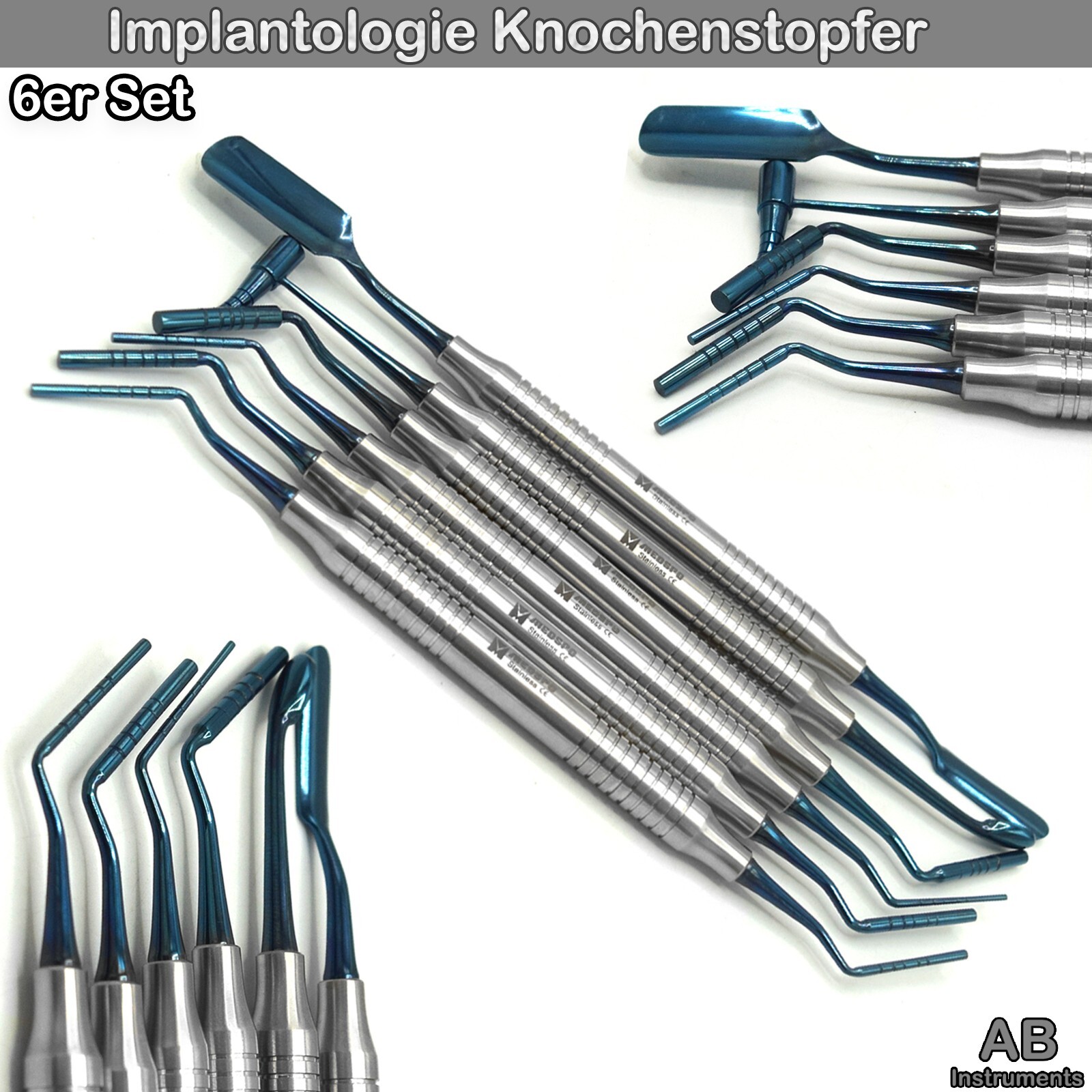 Implant Surgery Bone Graft Tamper Bone Graft Packer Plugger Dental