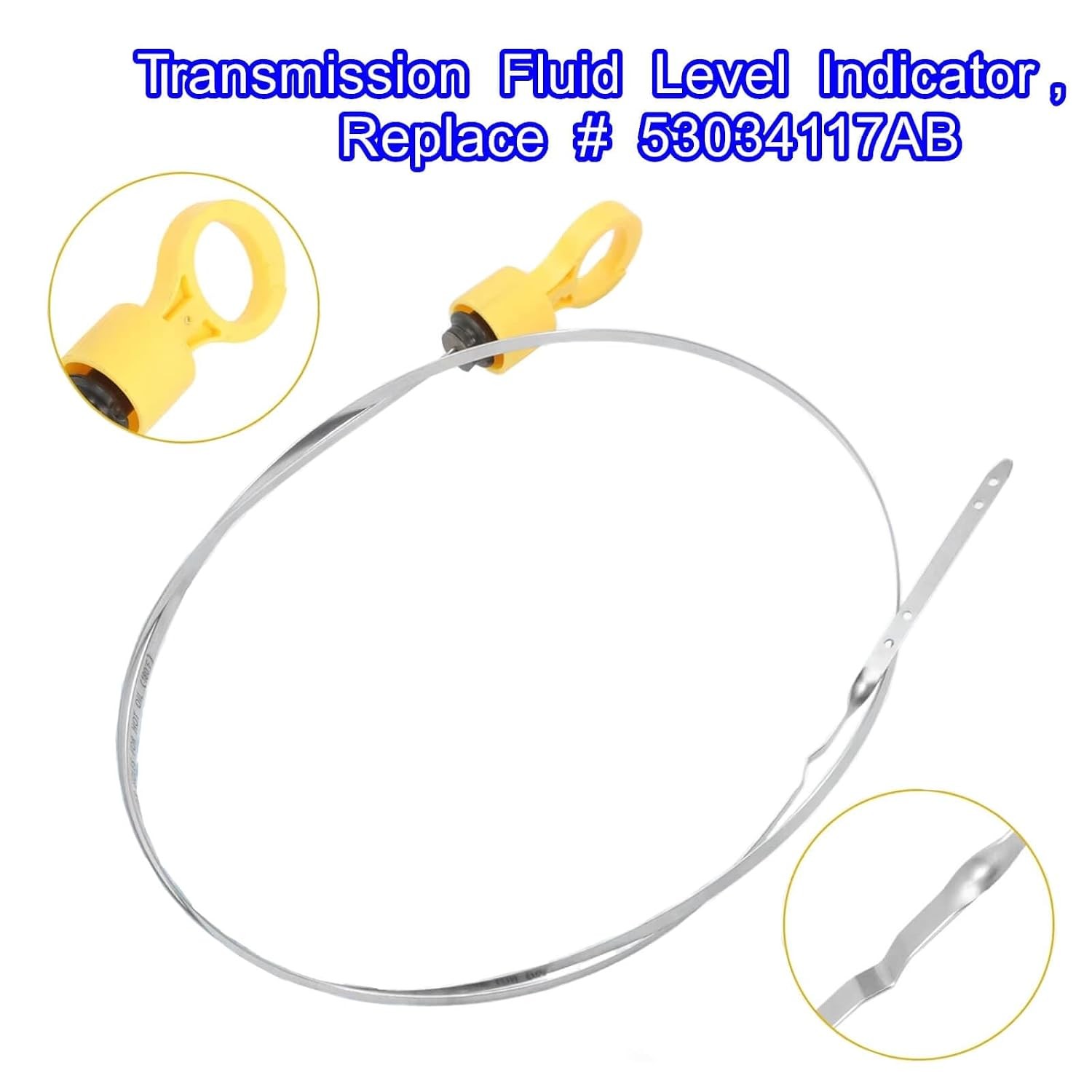 Transmission Fluid Dipstick, Compatible with 2500 3500 6.7L 68RFE 2007-2022, Tra