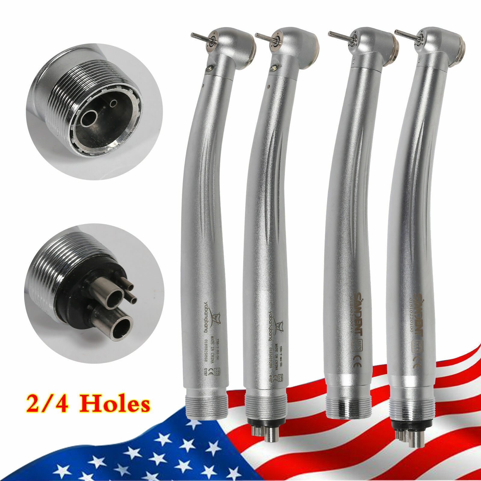NSK Style Dental (LED Optic E-generator) Handpiece High Speed Turbine Turbina BM