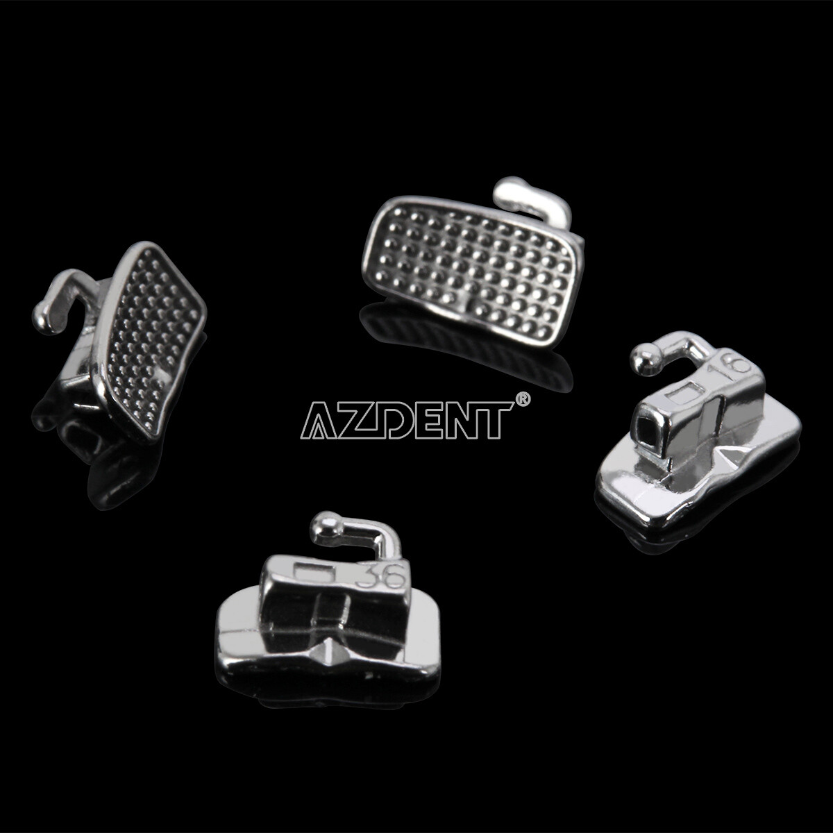 AZDENT Dental Orthodontic Buccal Tubes 1st 2nd Molar Tube Roth MBT 022 Bondable