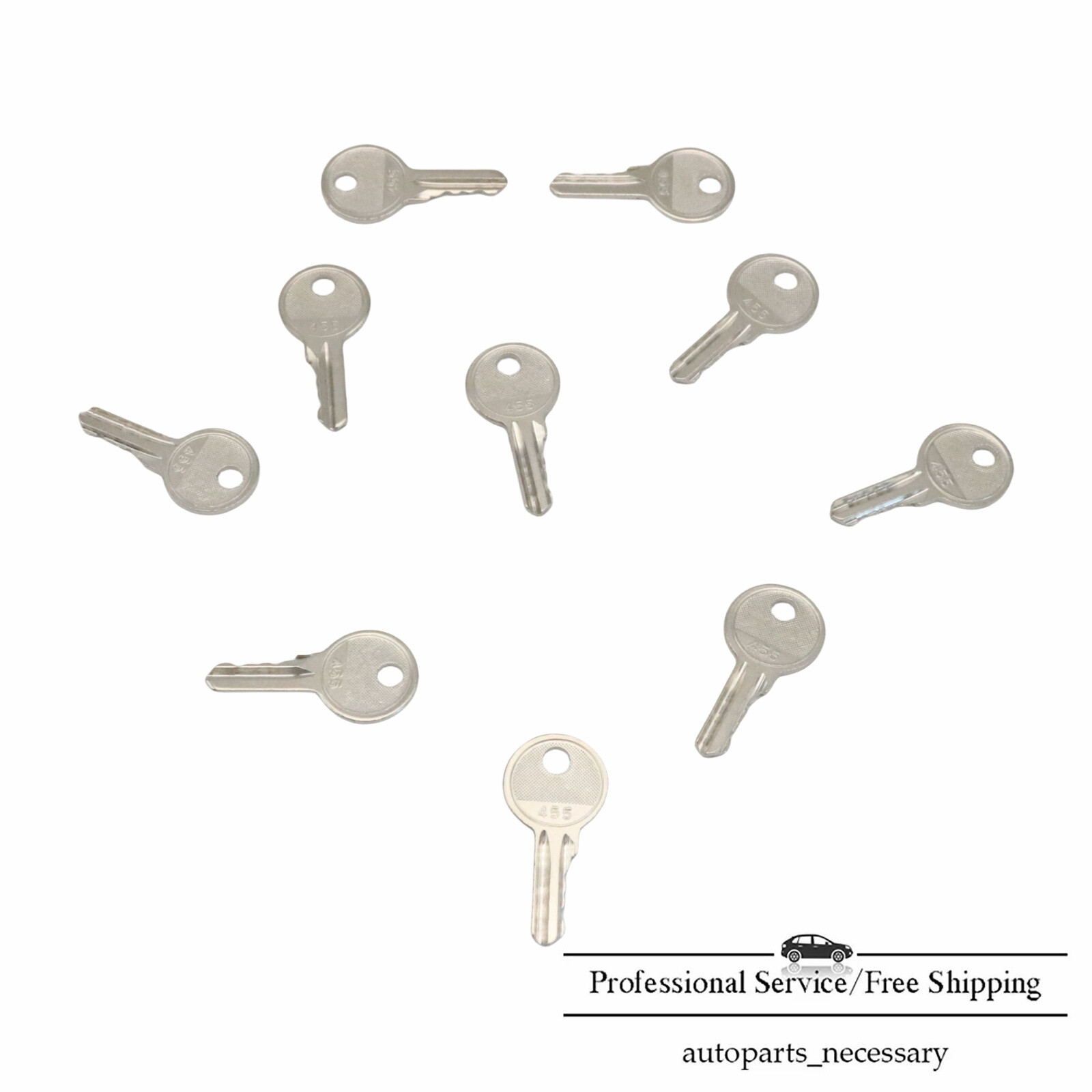 10X Ignition Keys 455 key 104466 For Genie Skyjack Snorkel Terex Vermeer