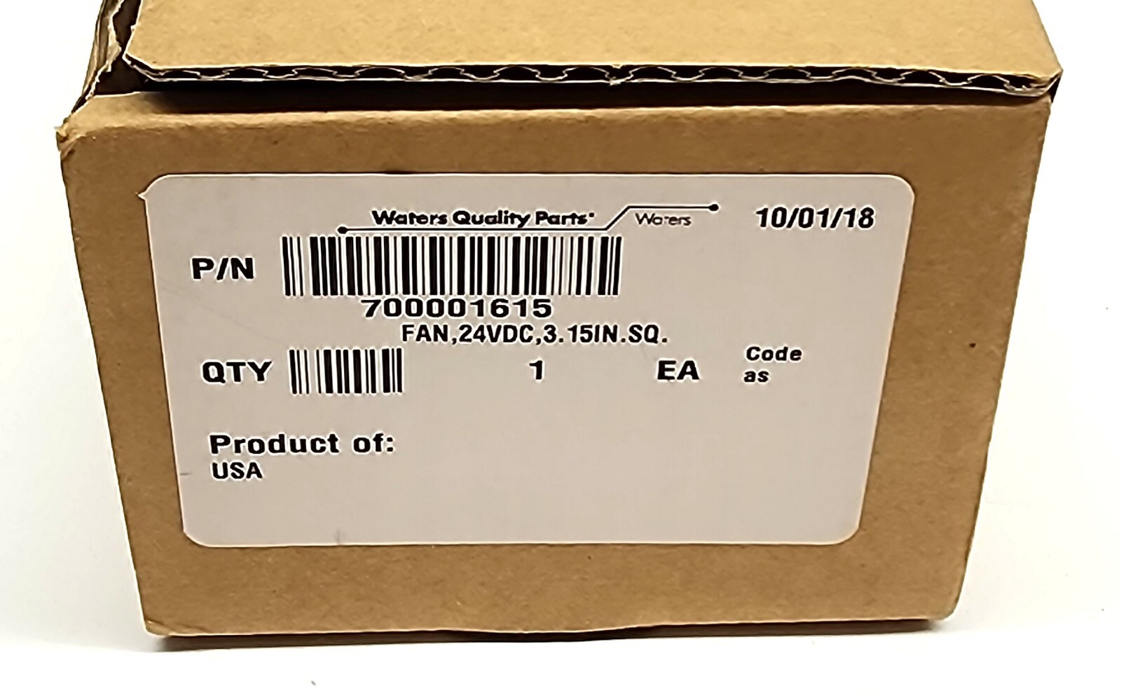 NEW Waters Fan for 2475 Detector, Others 24VDC 3.15″ P/N 700001615 or 279000330