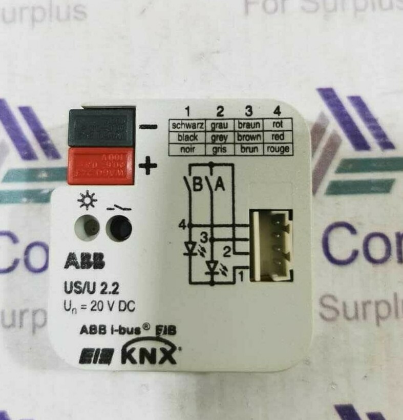 LOT 2 PCS ABB GH Q631 0074 R0111 US/U 2.2 KNX Universal Interface 2-fold