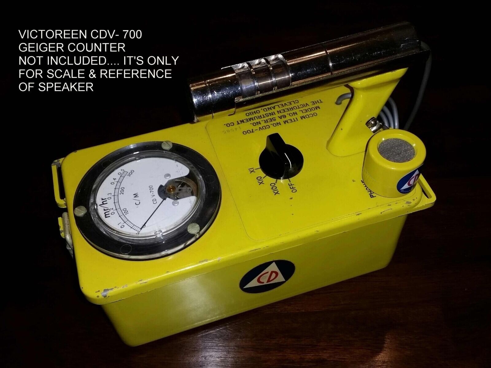 CDV700 Geiger Counter Speaker SG CD V-700 CDV-700 or Victoreen,Anton,Lionel,ENI