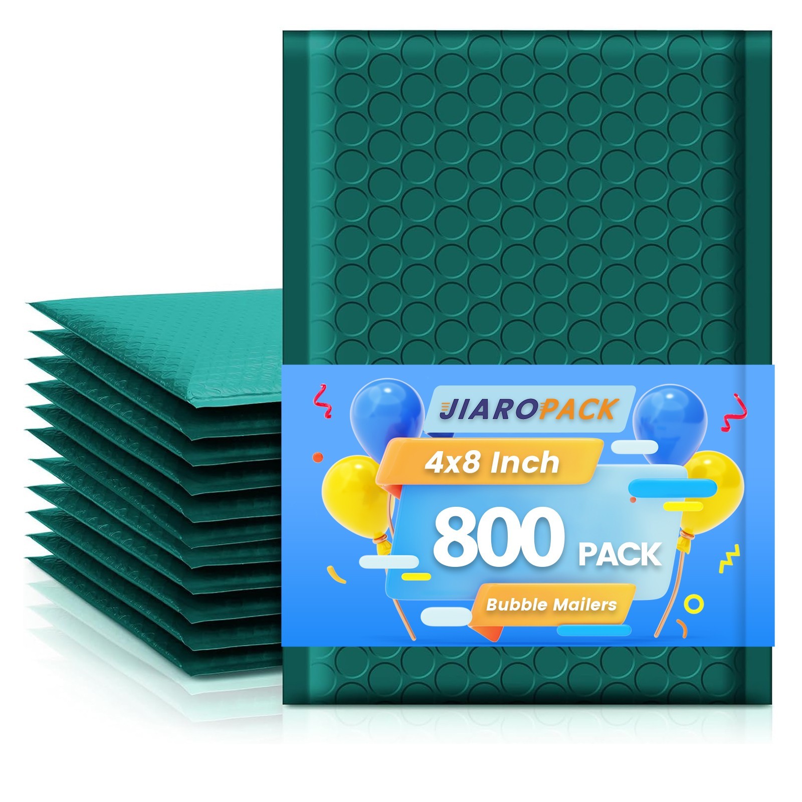 800x Poly Bubble Mailers 4×8 Small Padded Envelopes Mailing Bags 4×7 Green #000
