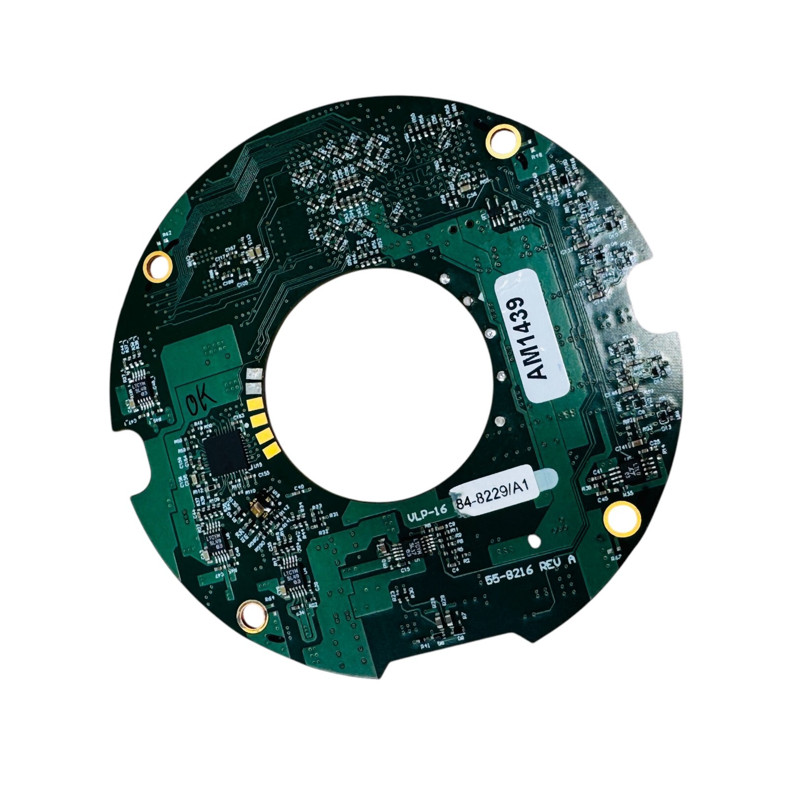 Velodyne VLP-16 82-8229/A1 Round Bottom PCB Circuit Board VLP-32 f/ LiDAR Sensor
