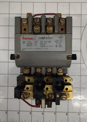 FURNAS / SIEMENS – 14DP32AF81 – CONTACTOR, 3PH, SIZE: 1, 600VAC, FURNAS – 14DP