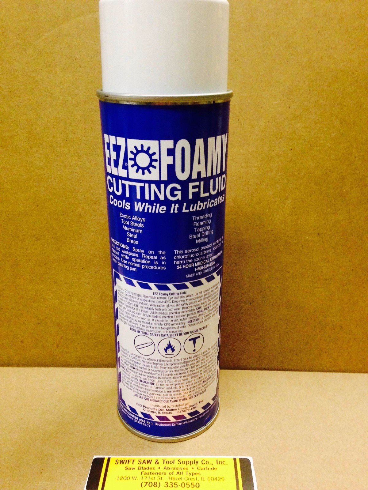 17oz EEZ FOAMY AEROSOL CUTTING OIL FLUID SPRAY COMPOUND COOLANT ALL APPLICATIONS