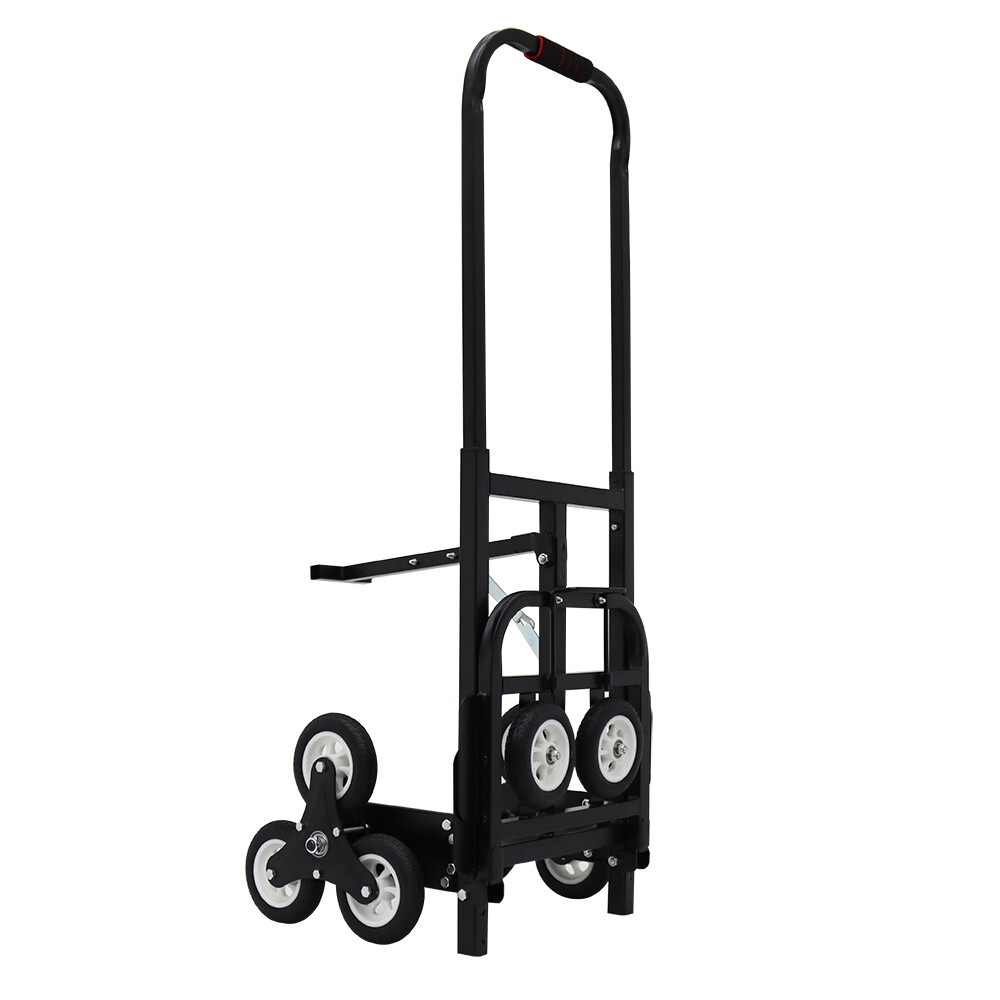 USED Black Carbon Steel Climbing Stairs Truck 16.43inchW 0.05in Pipe Thickness