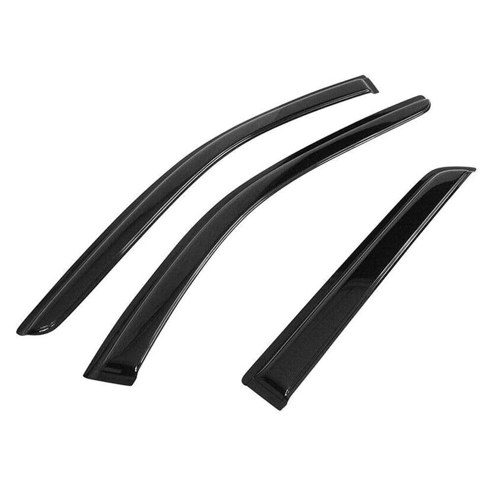 Dodge Durango 2011-2023 Window Visor Rain Guard 4pc Acrylic Smoke Tinted Slim