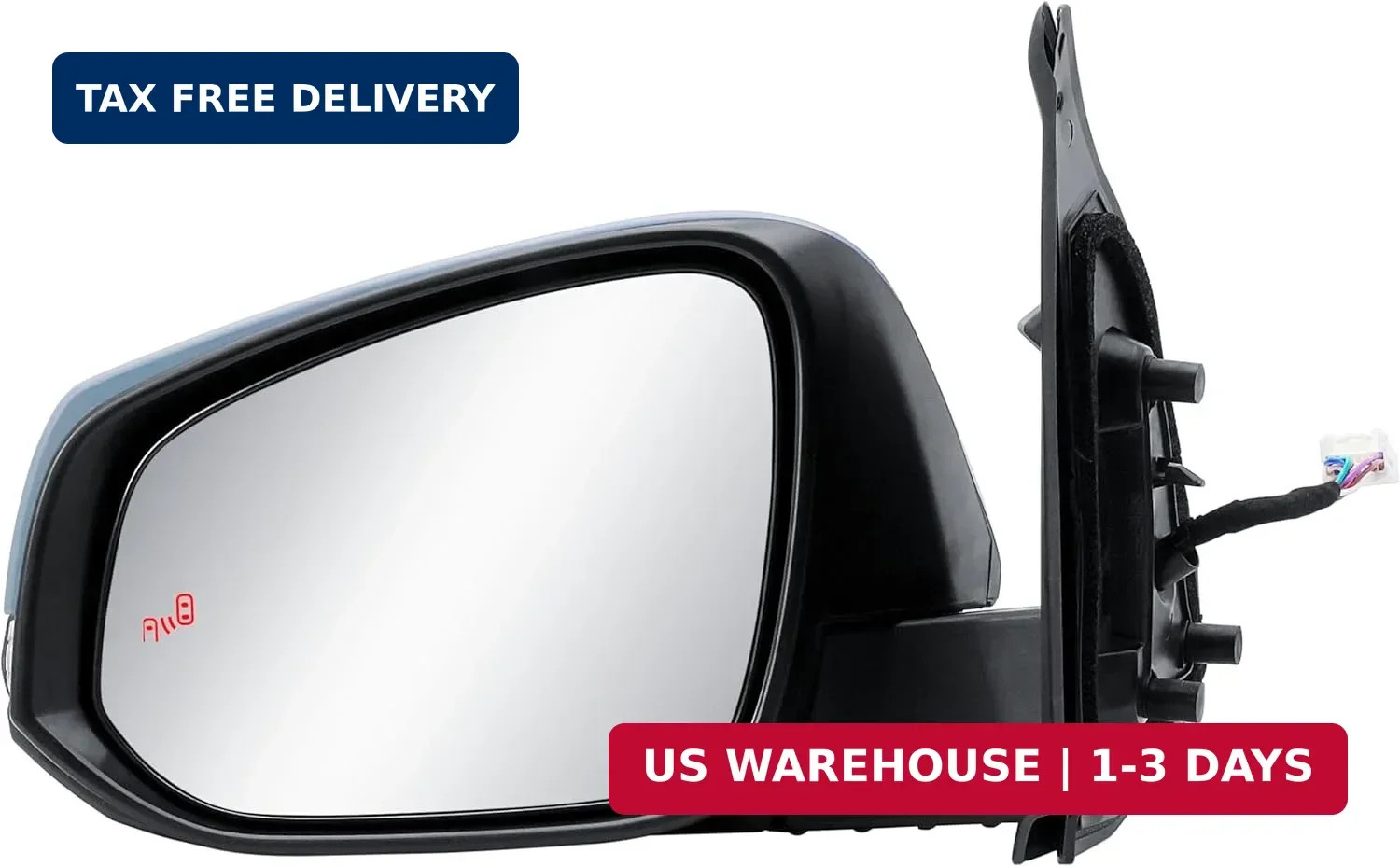 Driver Left Side Door Mirror Power and Heated Glass with BLIS Turn Signal Light