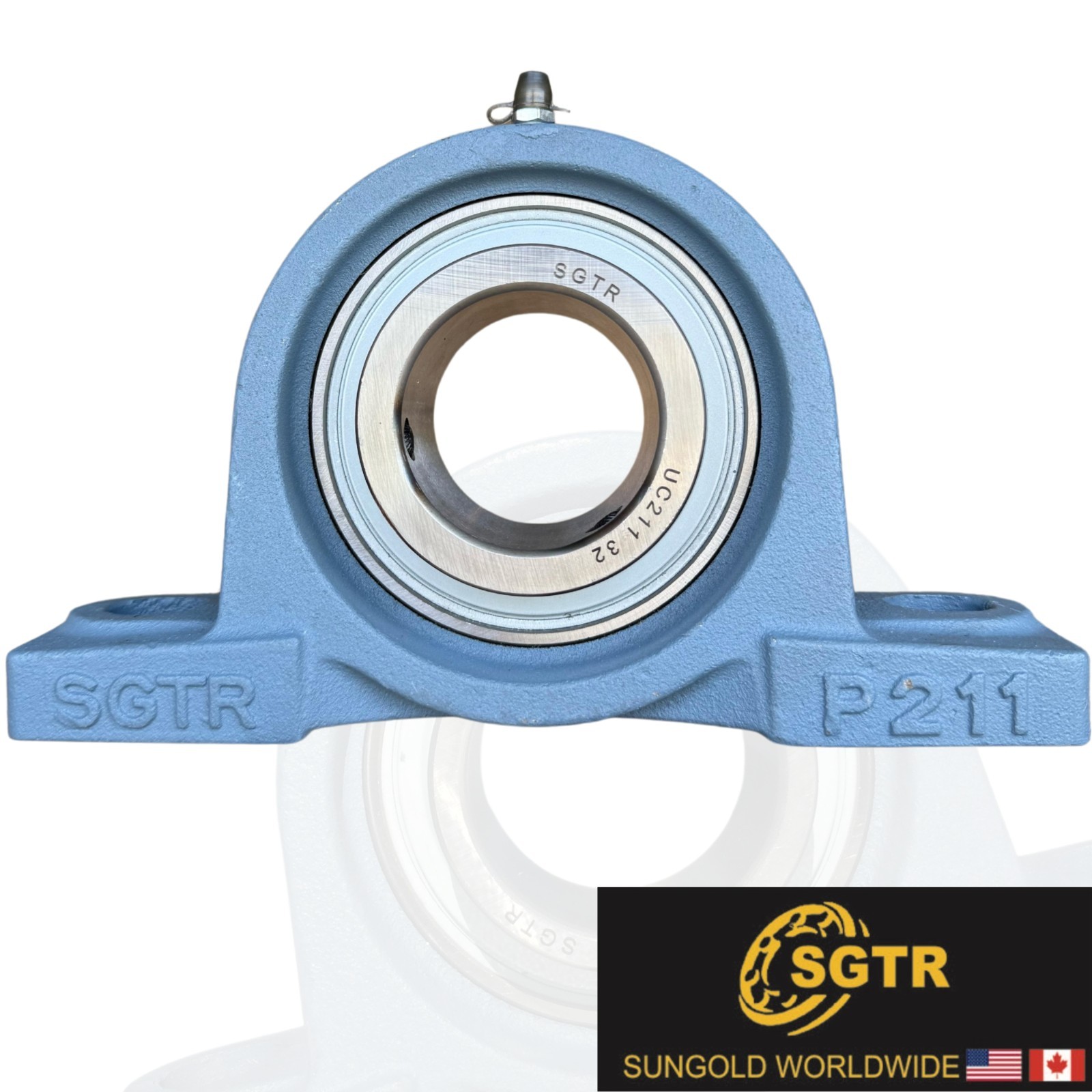 (2 Pack) Heavy Duty UCP211-32 Pillow Block Bearing, 2 inch Bore